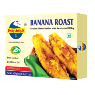 Daily Delight Banana Roast. Sweet whole bananas roasted to perfection. Ready to eat.