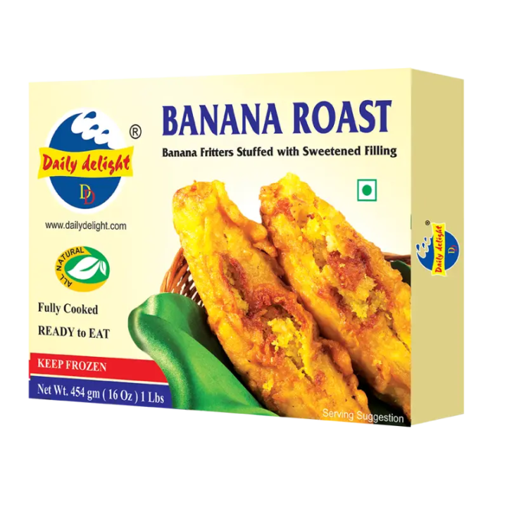 Daily Delight Banana Roast. Sweet whole bananas roasted to perfection. Ready to eat.