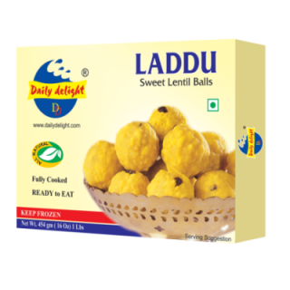 Daily Delight Laddu. Delicious and rich Indian sweet balls. Perfect for celebrations.