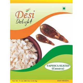 Daily Delight Sliced Tapioca. Ready-to-cook cassava slices. Convenient and fresh.