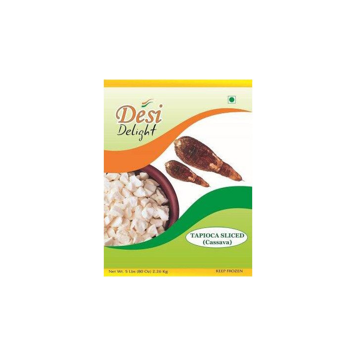 Daily Delight Sliced Tapioca. Ready-to-cook cassava slices. Convenient and fresh.