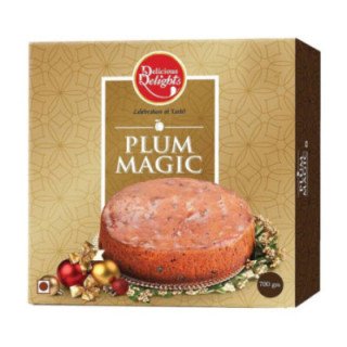 Delicious Delight Plum Magic. Rich fruit cake perfect for tea time or celebrations.