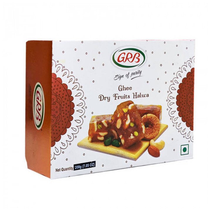GRB Ghee Dry Fruits Halwa. A premium sweet filled with crunchy nuts and ghee.