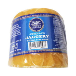 Heera Jaggery Blocks. Traditional unrefined cane sugar. Perfect for Indian sweets.