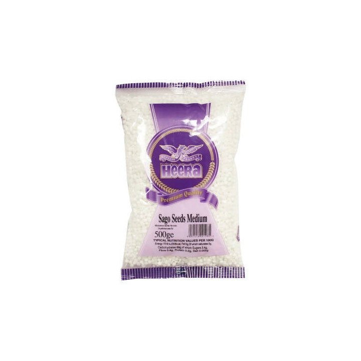 Heera Sago Seed Medium. Perfect for Sabudana Vada and puddings.
