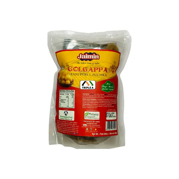 Jaimin Pani Puri. Make fresh and crispy puris at home instantly.