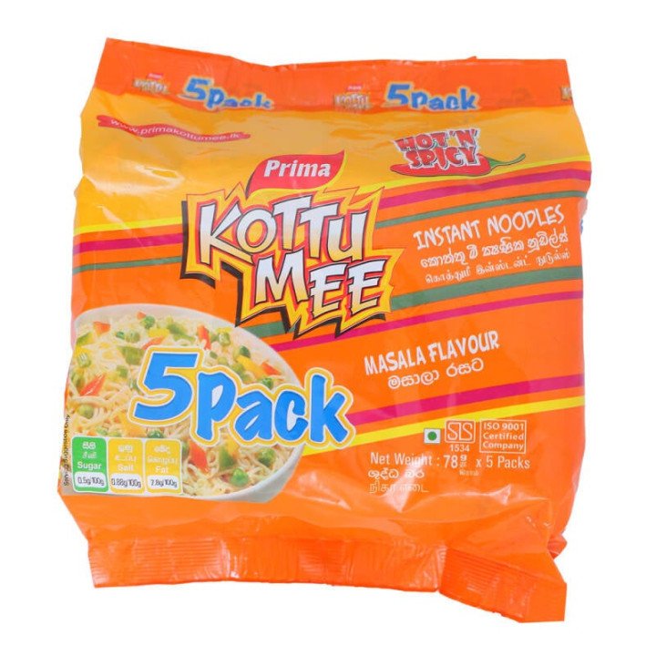 Kottu Mee Masala Noodles. Authentic spicy masala flavour in minutes.