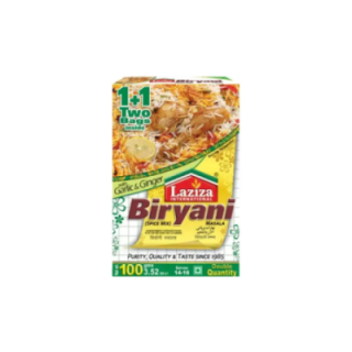 Laziza Biryani Masala. The classic spice mix for perfect Biryani.