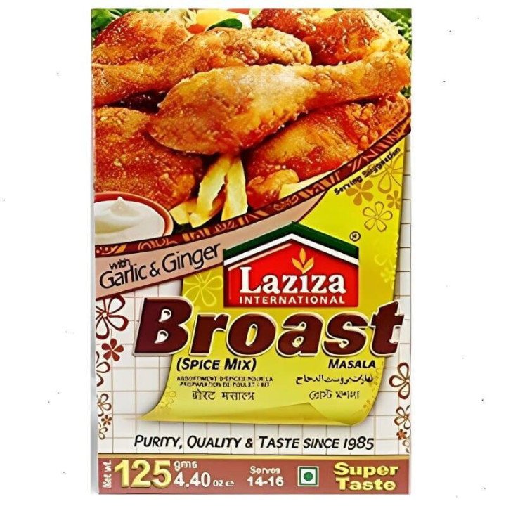 Laziza Broast Masala. Make crispy restaurant-style fried chicken at home.