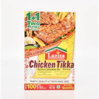 Laziza Chicken Tikka Masala. For authentic red and spicy chicken tikka.