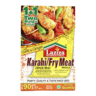Laziza Karahi Masala. For spicy wok-fried meat dishes.
