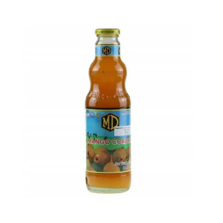 MD Mango Cordial. Refreshing mango squash. Just add water and ice.