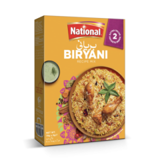 National Biryani Masala. Authentic spice blend for delicious meat rice.