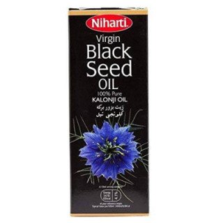 Niharti Vegan Black Seed Oil. Pure and natural cold-pressed supplement.