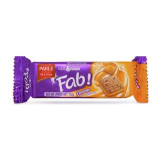 Parle Hide & Seek Fab Orange. Chocolate cookies with tangy orange cream.