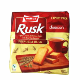 Parle Premium Rusk. Crunchy cardamom toast perfect for tea time.