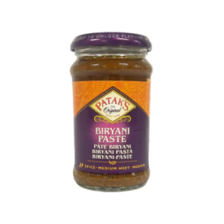 Pataks Biryani Paste. Authentic spice blend for making aromatic Biryani rice.
