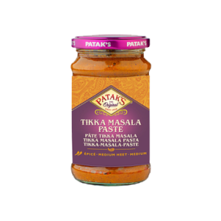 Pataks Tikka Masala Paste. The perfect base for a rich and creamy tomato curry.